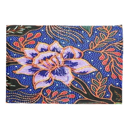 , Indonesisch Batik Kussensloop (Achterkant)