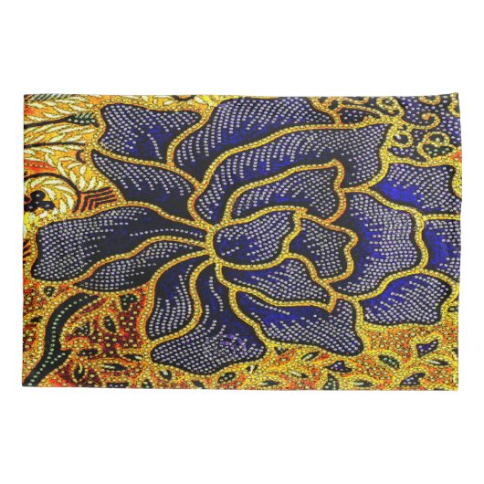 , Indonesisch Batik Kussensloop (Achterkant)