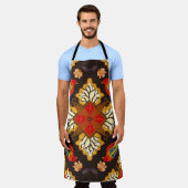 Indonesisch batikmotief met een zeer kenmerkende g schort (Gedragen)