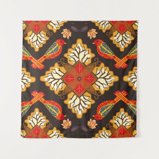 Indonesisch batikmotief met een zeer kenmerkende g wandkleed (Voorkant)