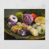 Indonesisch Briefkaart van traditionele heek (Voorkant)