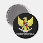 Indonesisch embleem magneet (Voorkant / Achterkant)