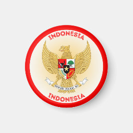 Indonesisch Erfgoed Embleem Magneet