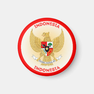 Indonesisch Erfgoed Embleem Magneet
