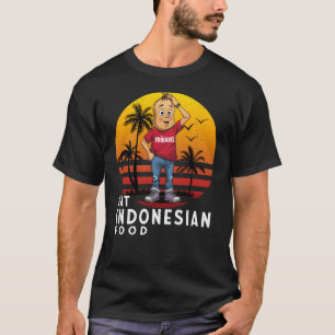 Indonesisch eten t-shirt