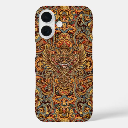 Indonesisch inheemse hindoeïstische kunst ontwerp Case-Mate iPhone case (Achterkant)