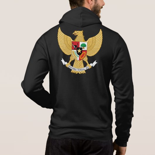 Indonesisch nationaal embleem hoodie (Achterkant)
