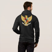 Indonesisch nationaal embleem hoodie (Achterkant volledig)