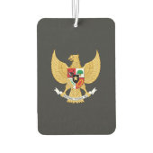 Indonesisch nationaal embleem Polo Shirt Luchtverfrisser (Achterkant)