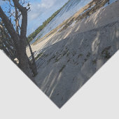 Indonesisch ocea landschap foto tissuepapier (Detail)