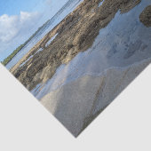 Indonesisch ocea landschap foto tissuepapier (Detail)