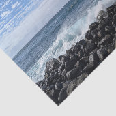 Indonesisch Oceaan Landschap Foto Tissuepapier (Detail)