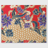 Indonesisch ontwerp cadeaupapier (Vlak)