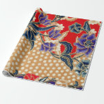 Indonesisch ontwerp cadeaupapier<br><div class="desc">Indonesisch verlooppapier voor ontwerpen</div>