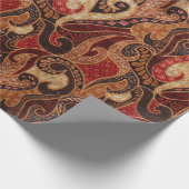 Indonesisch patroon 2 cadeaupapier (Hoek)