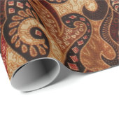 Indonesisch patroon 2 cadeaupapier (Rol Hoek)