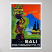  Indonesisch reisbureau Bali Poster (Voorkant)