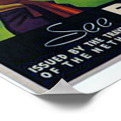  Indonesisch reisbureau Bali Poster (Hoek)