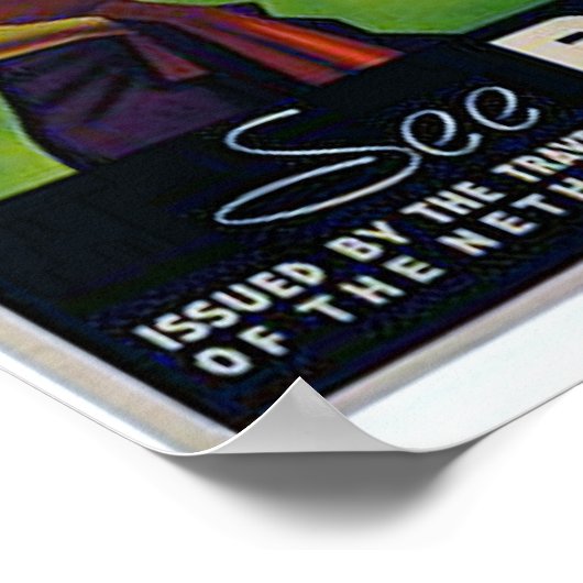  Indonesisch reisbureau Bali Poster (Hoek)