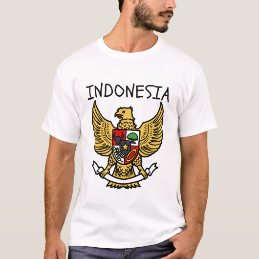 Indonesisch wapen t-shirt (Voorkant)