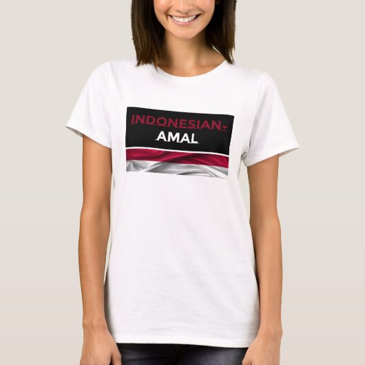 Indonesische Amal-vrouwen T-shirt (Voorkant)