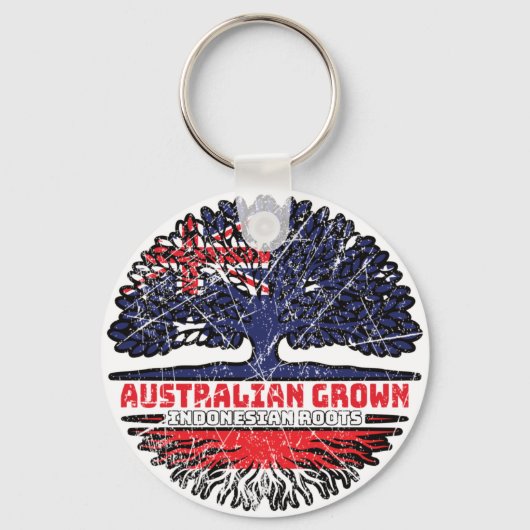 Indonesische Australische Australische boom Sleutelhanger (Voorkant)