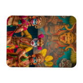 Indonesische Bali gemaskerde dansers Magneet (Horizontaal)