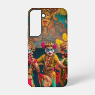 Indonesische Bali Gemaskerde Dansers Samsung Galaxy Hoesje