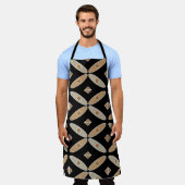 Indonesische batik Apron Schort (Gedragen)
