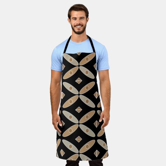 Indonesische batik Apron Schort (Gedragen)
