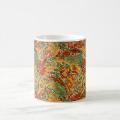 Indonesische batik Balinese Style Yellow Oranje Koffiemok (Center)