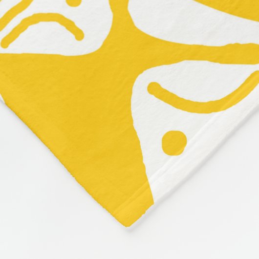 Indonesische batik: kawung, gurda motieven. fleece deken (Hoek)