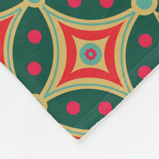 Indonesische batik op basis van plant: kenmerkende fleece deken (Hoek)