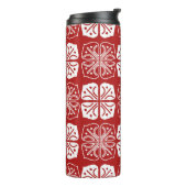 Indonesische batik typisch ontwerp, combinati thermosbeker (Gedraaid links)