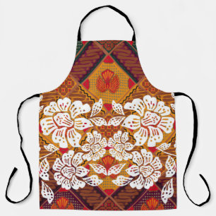 Indonesische batikmotieven met een zeer duidelijk schort