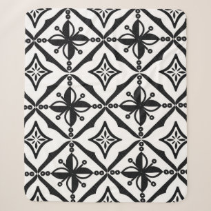 Indonesische batikmotieven met een zeer onderschei sherpa deken