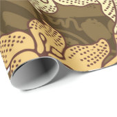 Indonesische batikmotieven met flora- en faunatpat cadeaupapier (Rol Hoek)