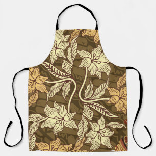 Indonesische batikmotieven met flora- en faunatpat schort
