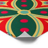 Indonesische batikmotieven met zeer onderscheidend poster (Hoek)