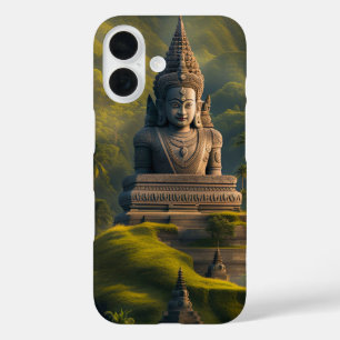 Indonesische Berg-Buddha iPhone 16 Hoesje