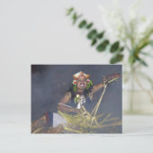 Indonesische danser briefkaart (Staand voorkant)