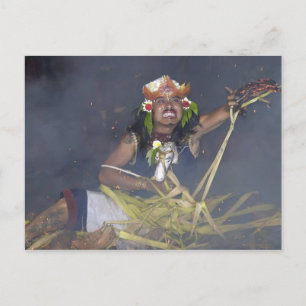 Indonesische danser briefkaart