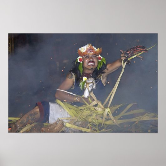 Indonesische danser poster (Voorkant)