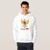 Indonesische diaspora Hoodie (Voorkant volledig)