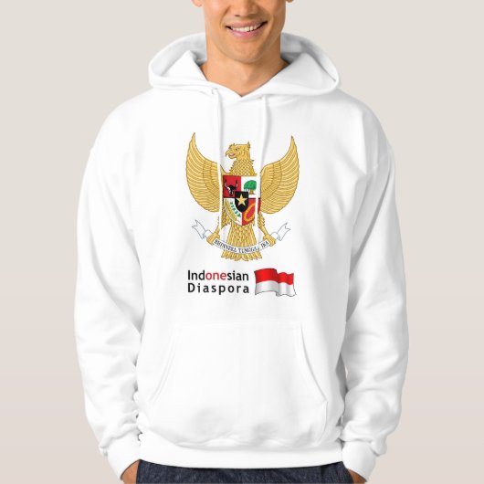 Indonesische diaspora Hoodie (Voorkant)