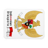 Indonesische diaspora magneet (Horizontaal)