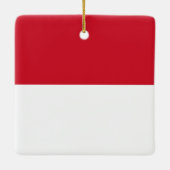 Indonesische (Indonesische) vlag Keramisch Ornament (Achterkant)
