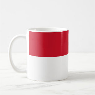 Indonesische (Indonesische) vlag Koffiemok