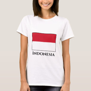 Indonesische (Indonesische) vlag T-shirt