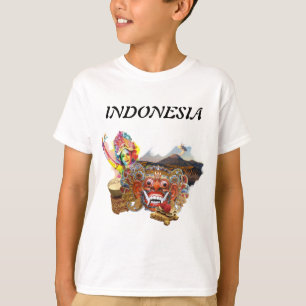Indonesische Java Dance en schattige T-Shirt-Kinde T-shirt